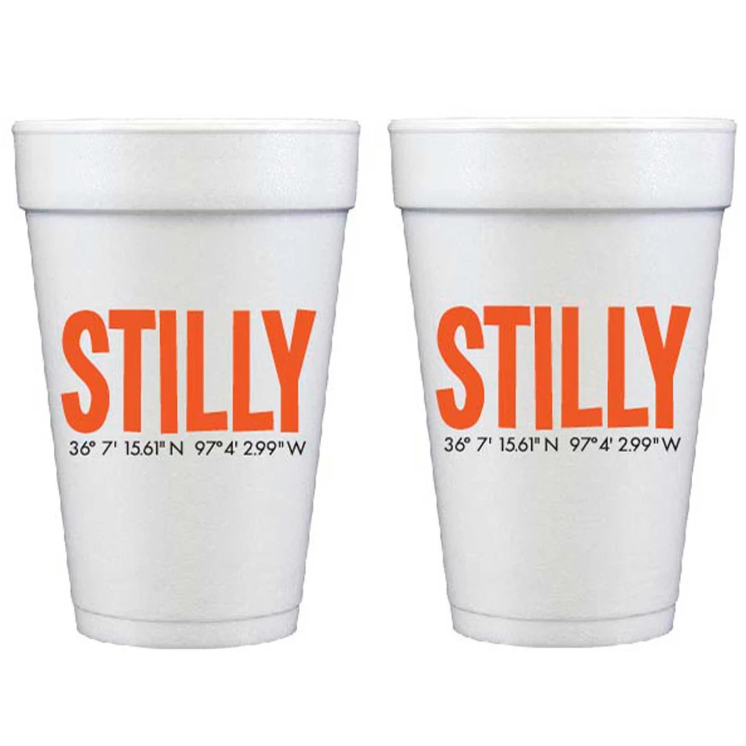 Stillwater, Oklahoma Stilly GPS Longitude Latitude styrofoam Cup 10 Pack - Etsy | Etsy (US)