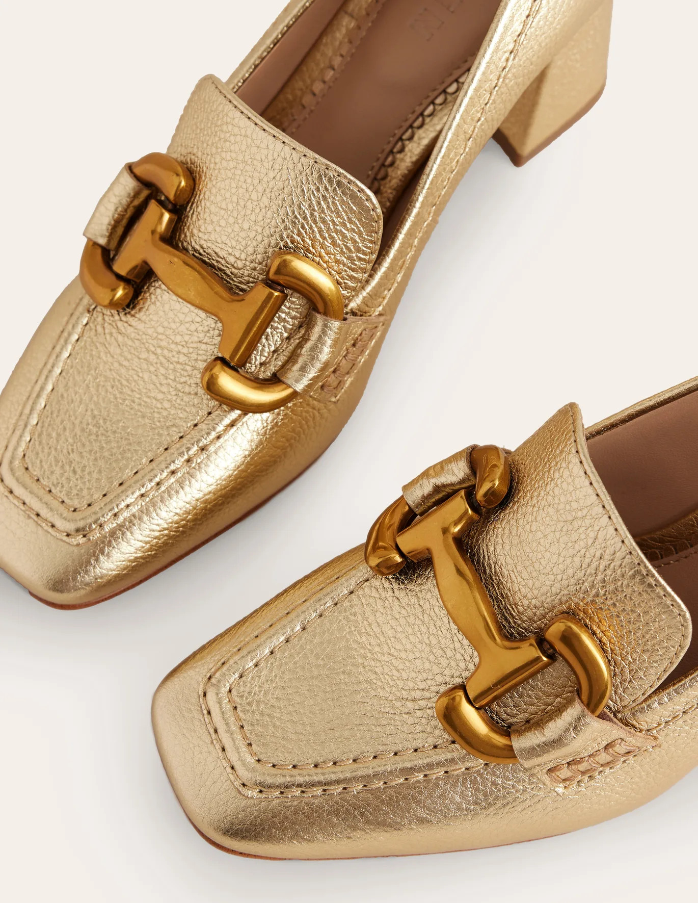 Iris Snaffle Heeled Loafers | Boden (US)