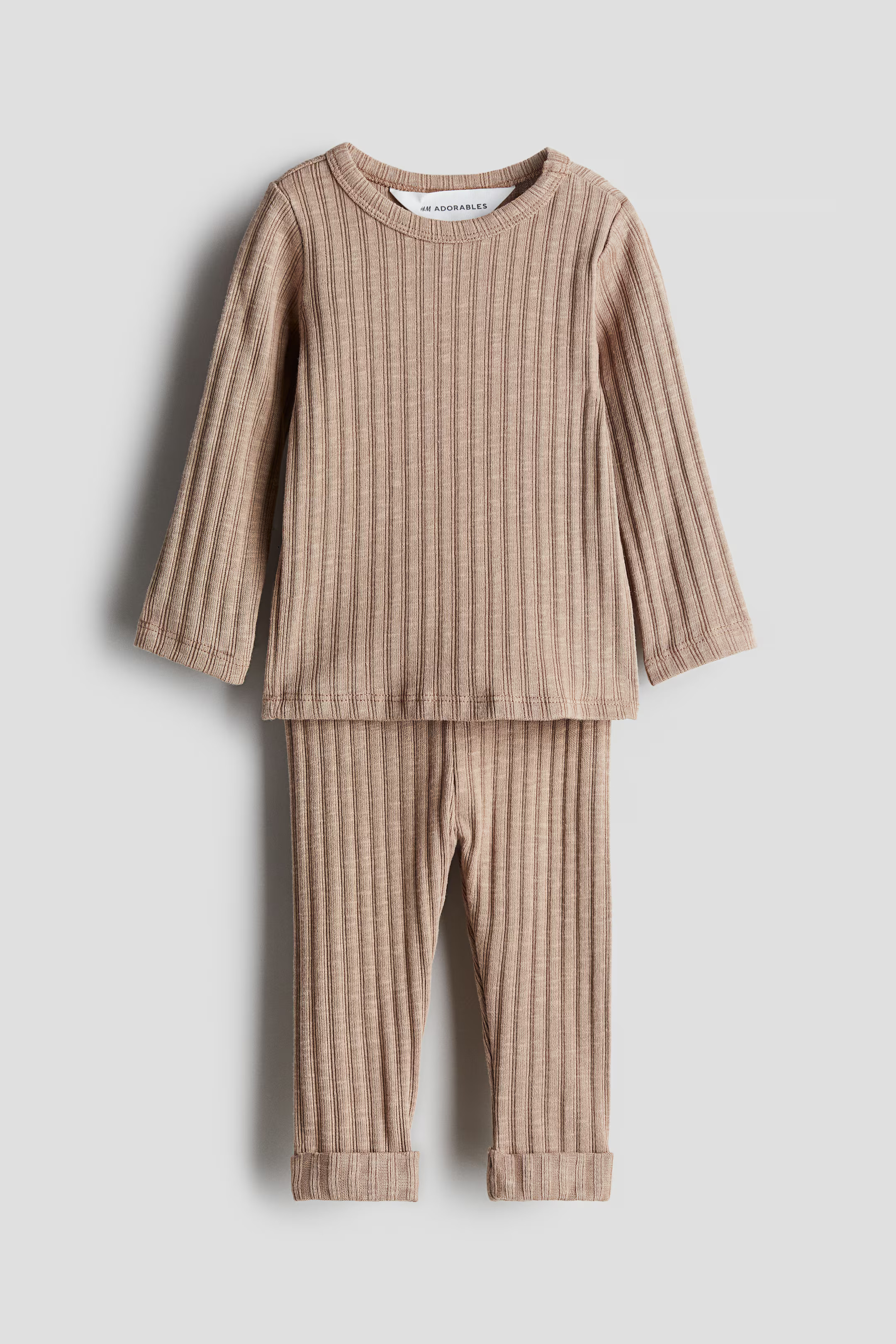 2-piece Ribbed Jersey Set | H&M (US + CA)