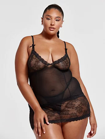 Joella Floral Lace Slip - Fashion To Figure | Fashion to Figure