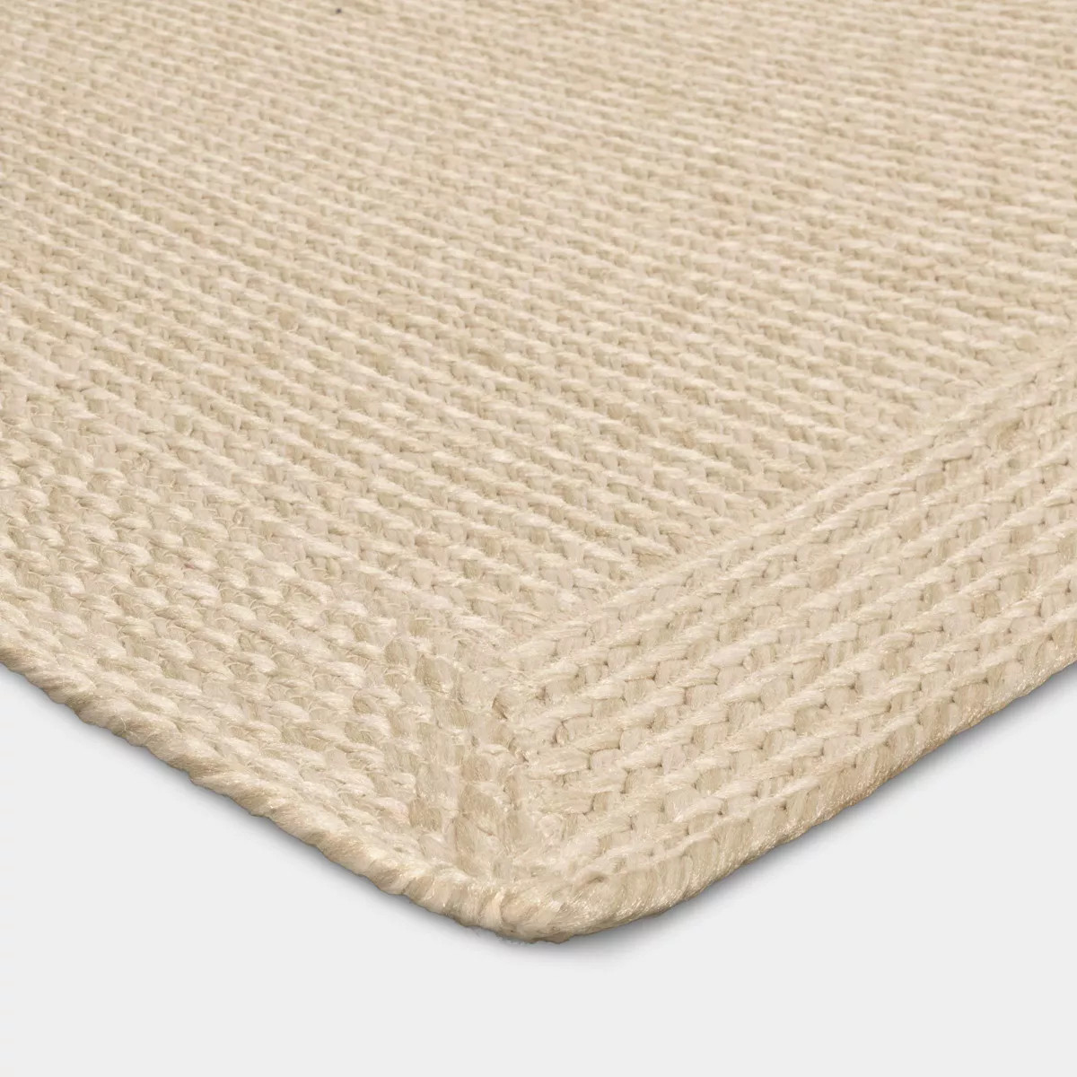 7'x10' Natural Woven Rectangular Braided Outdoor Area Rug Heathered Cream - Threshold™ | Target