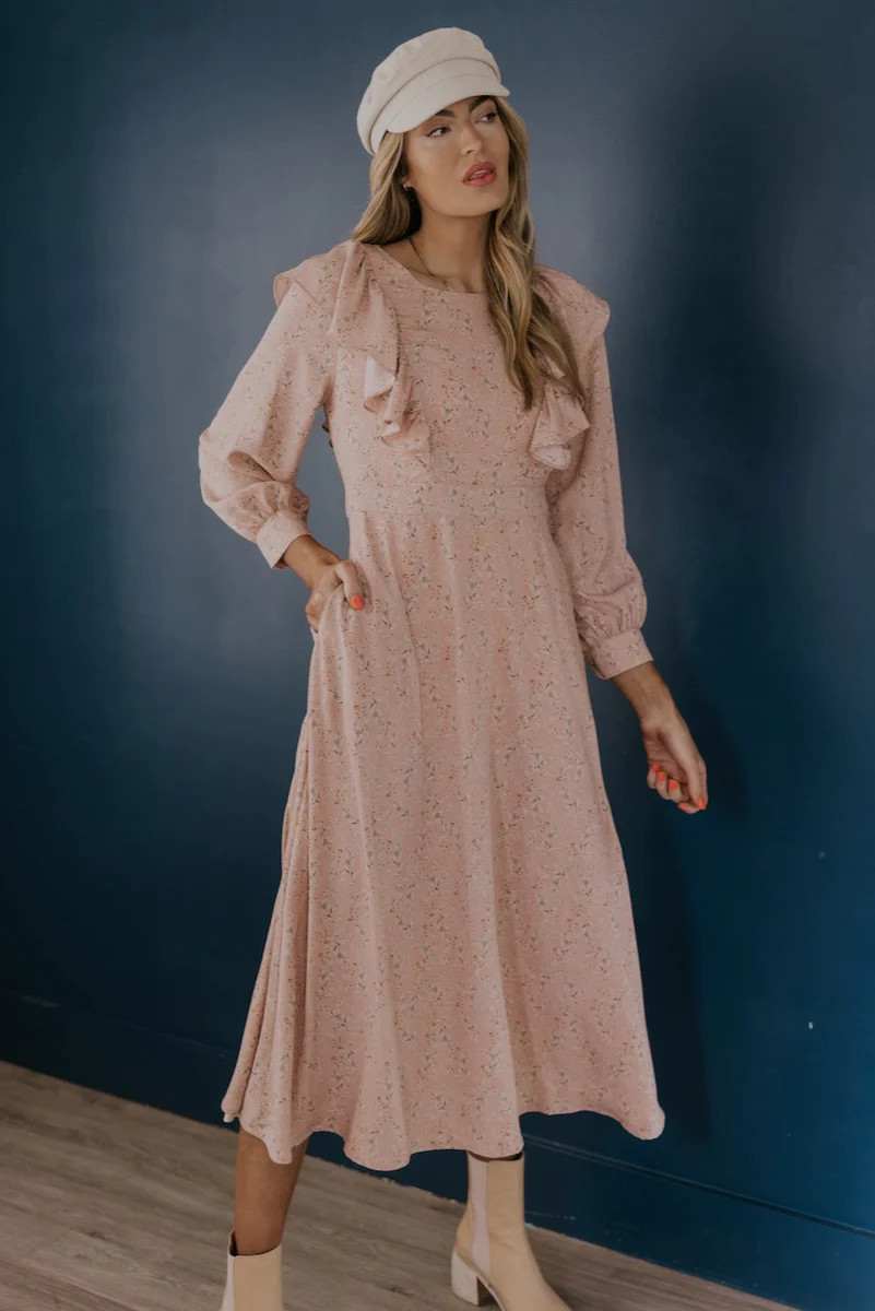 True Love’s Kiss Ruffled MOM Dress | Roolee