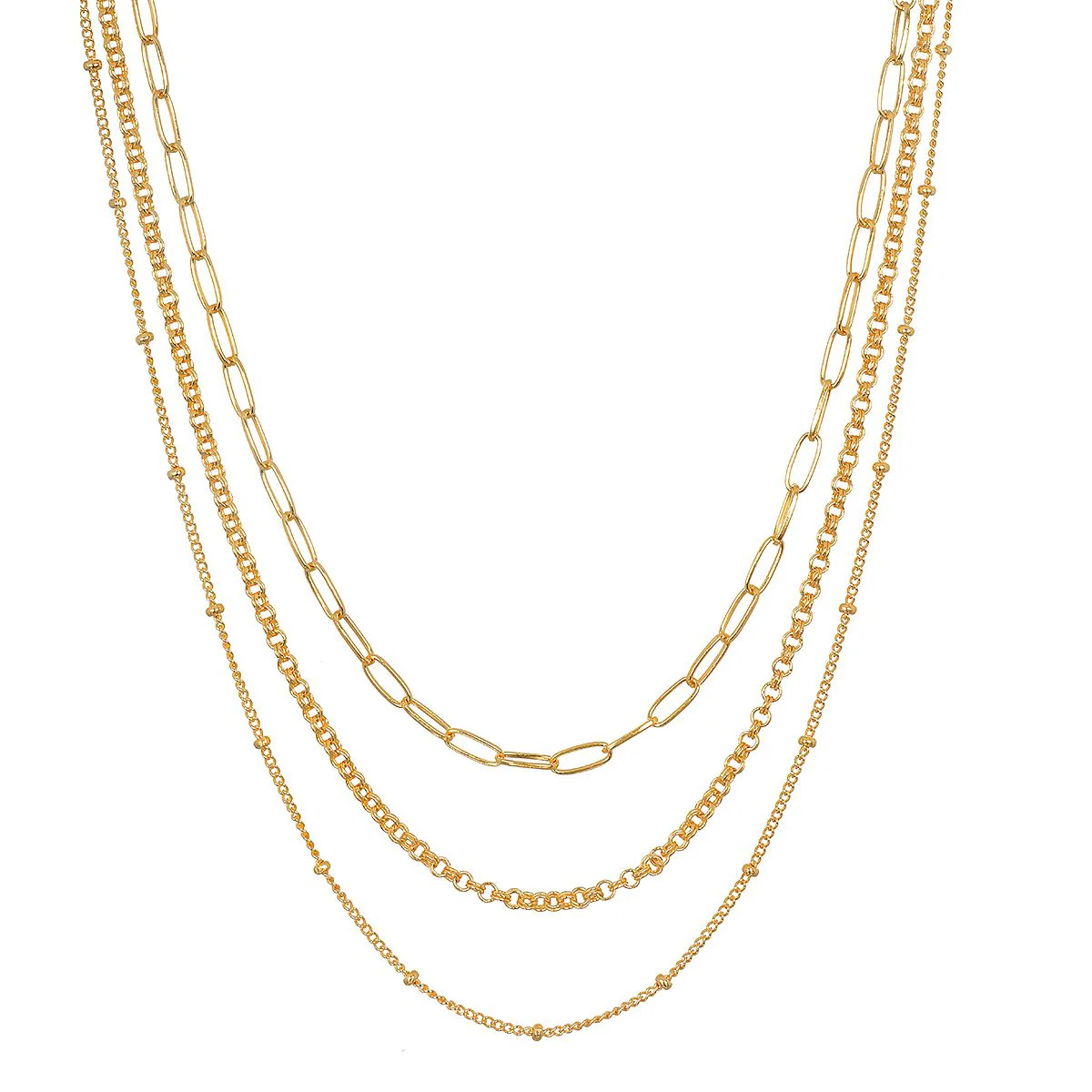Layered Beauty Multiple Chain Necklace | Satya Jewelry