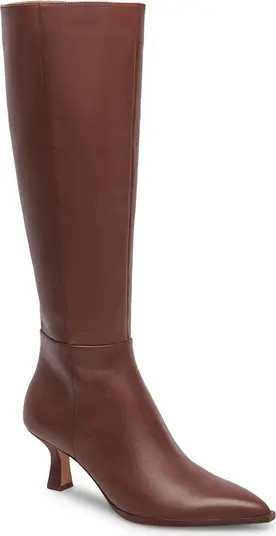 Auggie Pointed Toe Knee High Boot (Women) | Nordstrom