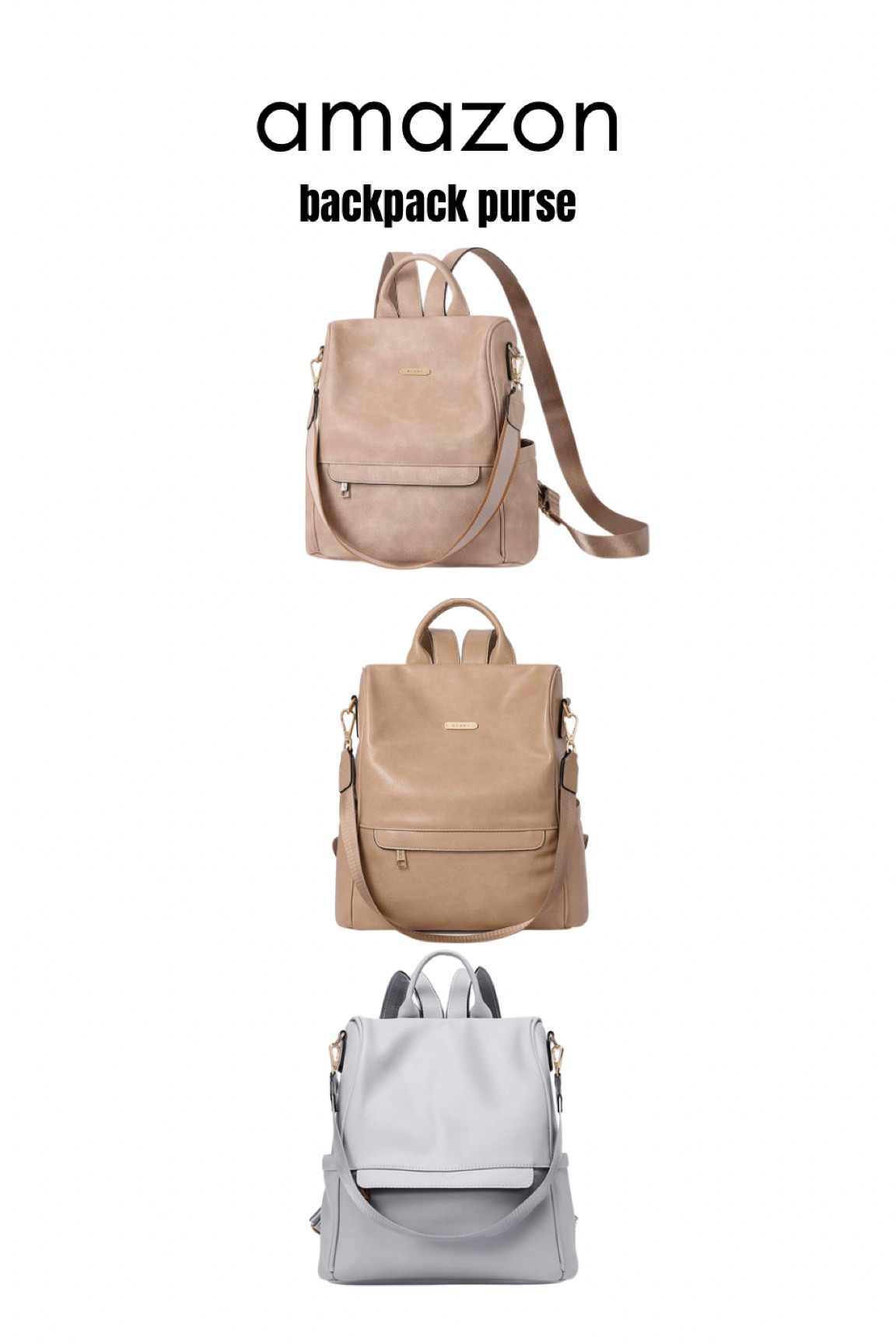 Amazon backpack purse, diaper bag 