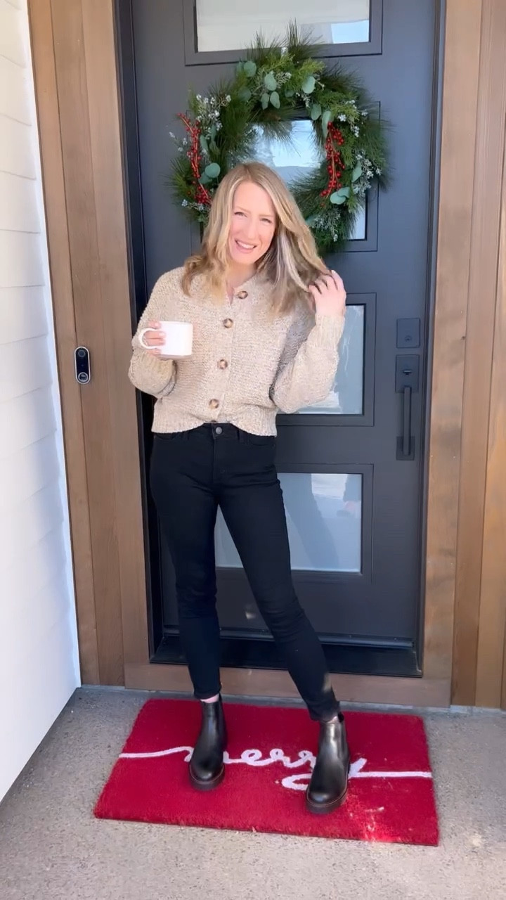 Is target sweater makes for the coziest outfit, this holiday season! Paired with Paige high-rise denim jeans, Sam Edelman Laguna boots and you’ve got the perfect winter outfit! 

#LTKshoecrush #LTKHoliday #LTKstyletip