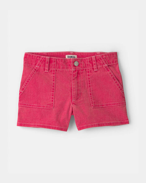 Girls Stretch Twill Shorts - Red | Carter's Inc