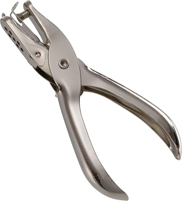 Officemate 1- Hole Punch, 5 Sheet Capacity, Silver (90091) | Amazon (US)