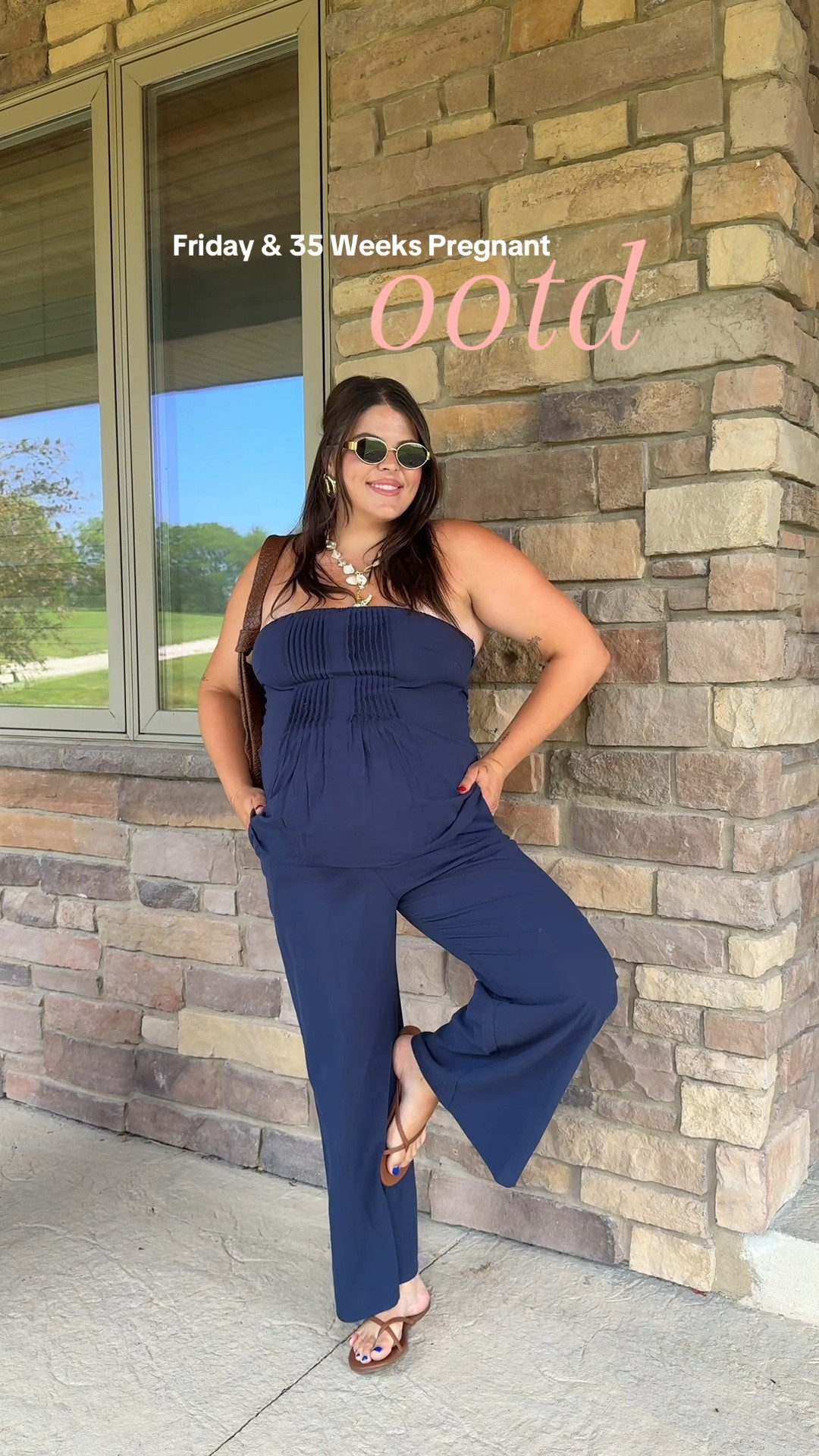 Pregnancy and maternity outfit of the day- two piece set from Amazon size xl 

#LTKautumn #LTKBump #LTKMidsize