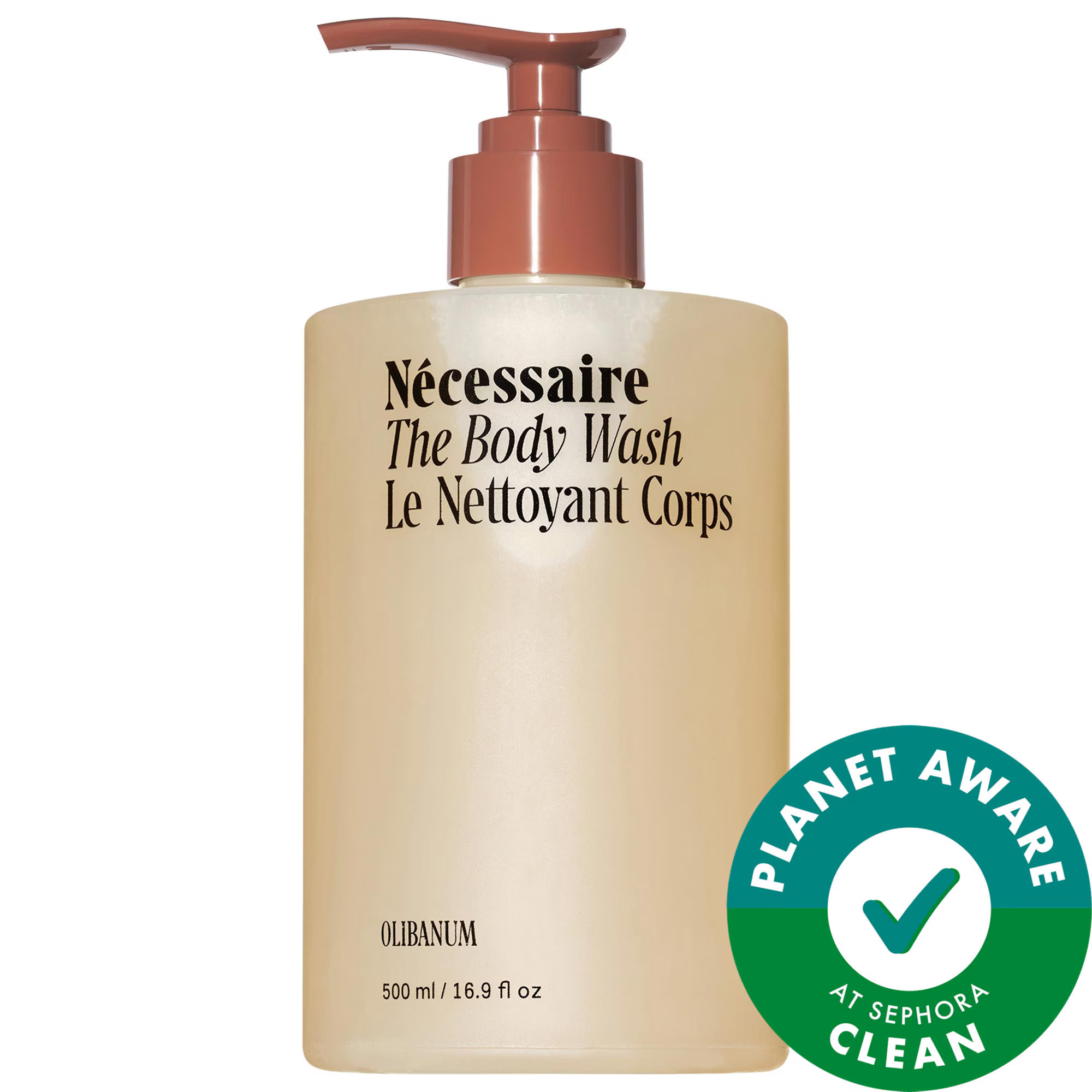 Nécessaire The Body Wash Olibanum - Radiance Treatment Cleanse With Vitamin C + Enzymes With Pump 16.9 oz / 500 mL | Sephora (US)