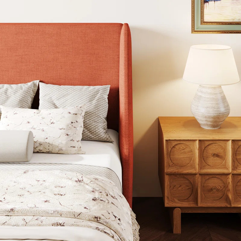 Bowdoin Upholstered Wingback Platform Bed | Wayfair North America