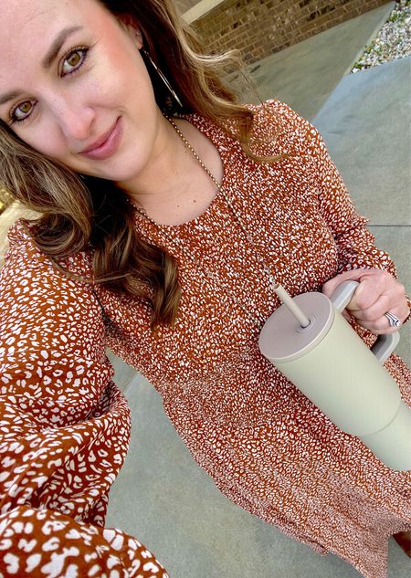 the perfect dress to transition from cooler to warmer weather ☀️ pair with booties or wedges & you’re set!

#LTKstyletip #LTKsalealert #LTKSeasonal