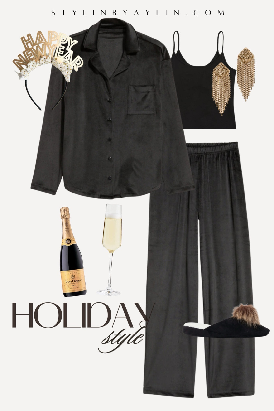 Outfits of the week- Holiday style edition, pajama set, New Year’s Eve look, style inspo, StylinByAylin 

#LTKHoliday #LTKstyletip #LTKSeasonal
