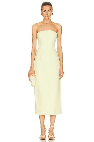 Staud Daniela Dress in Yellow | FWRD 