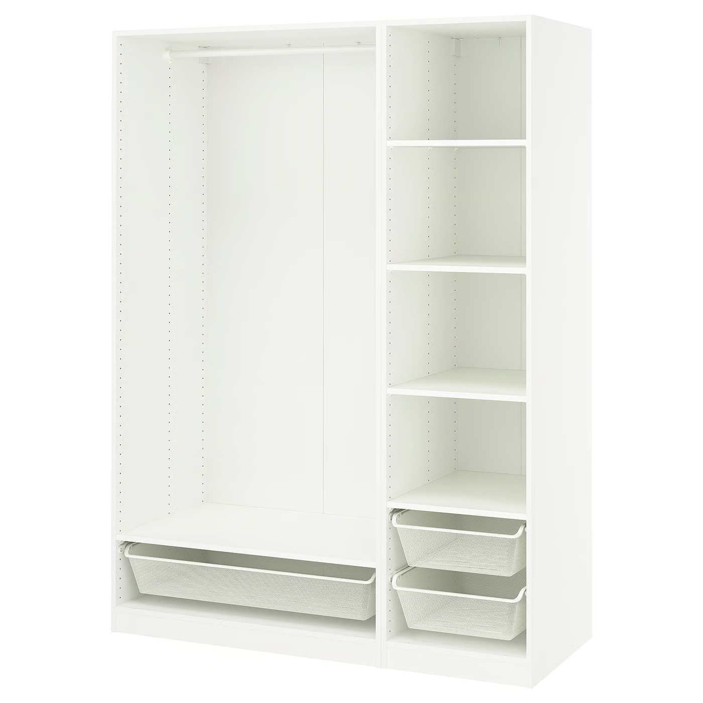PAX Wardrobe combination, white, 59x22 7/8x79 1/8 " | IKEA US