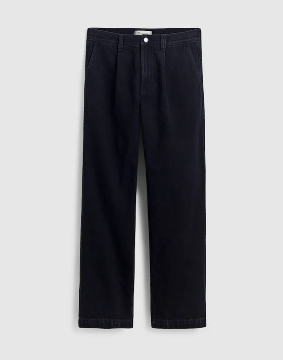 Pleated Denim Pants | Madewell