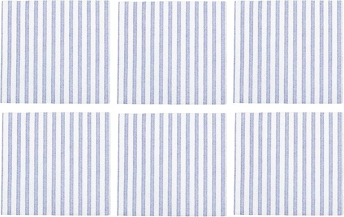 Vietri Papersoft Napkins Capri Blue Cocktail Napkins Pack of 20,Set of 6 9.75"Sq Flat, Spunlace | Amazon (US)