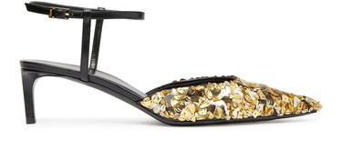 Celine Kitten Strap Pump in Embroidered Calfskin | 24S (APAC/EU)