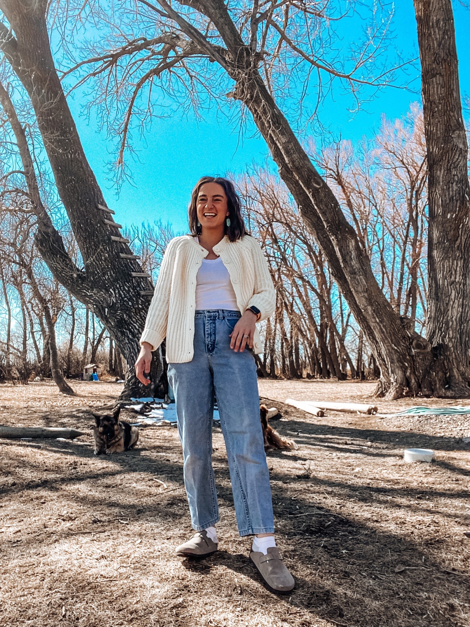 Spring outfit 
Outfit for spring 
Yellow sweater 
Yellow cardigan 
Vintage jeans 
Yellow sweater outfit 
Yellow cardigan outfit
Vintage outfit 
Vintage jeans
Clogs
Spring vibes

#LTKStyleTip #LTKSeasonal