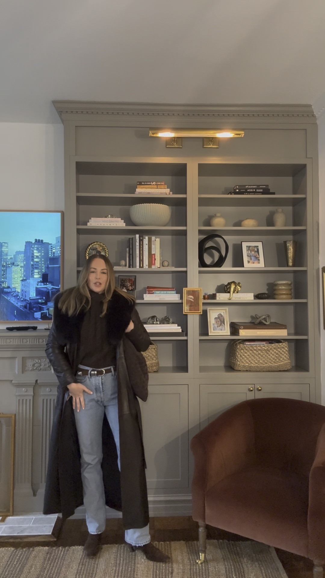 Wearing a size 38 in the coat. Boots run TTS. #nourhammour #khaite

#LTKSeasonal #LTKOver40