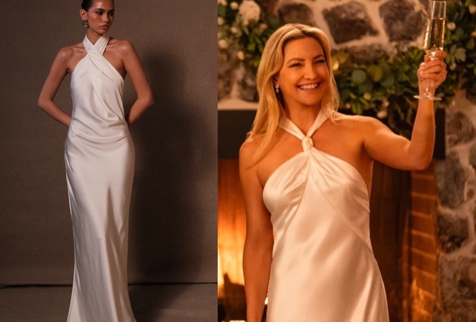 Fell in love with this white halter silk dress that kate hudson was wearing in running point and finally found an affordable dupe for you from Meshki! 
.
.
.
.
Z
Bridal bride wedding bachelorette reception rehearsal dinner engagement 

#LTKdresses #LTKwedding #LTKpartywear