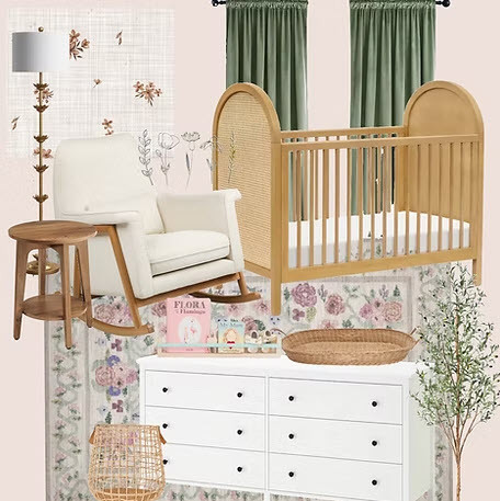 Stunning feminine boho nursery for your special girl 

 #LTKcanada #LTKbaby #LTKkids