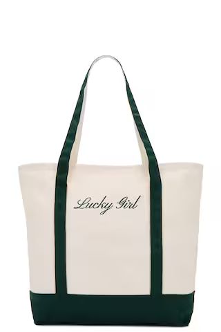 Souls. Lucky Girl Tote in Cream from Revolve.com | Revolve Clothing (Global)