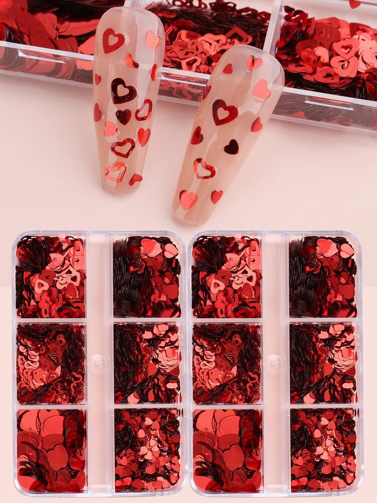 New
     
      2boxes Heart Design Nail Art Decoration | SHEIN