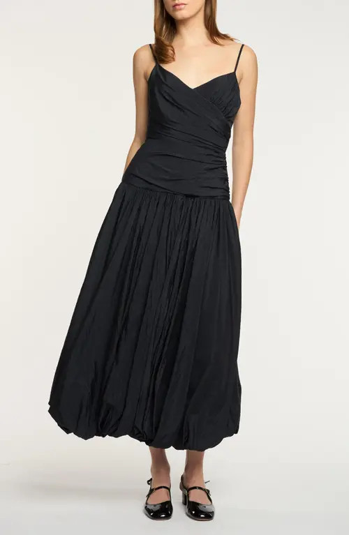 Cinq à Sept Fia Bubble Hem Dress in Black at Nordstrom, Size 8 | Nordstrom