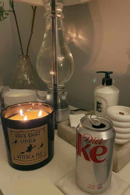 Fall Autumn Halloween Candles and Diet Coke! Glad you’re here!! Xx #HollyJoAnneWHome

#LTKhome #LTKHalloween #LTKfindsunder50
