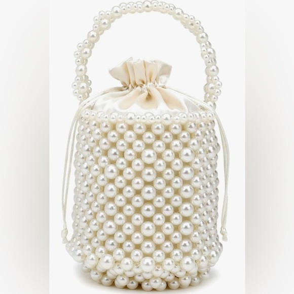 NWT Bucket Handbag Pearl Clutch Bag for Party Wedding | Poshmark