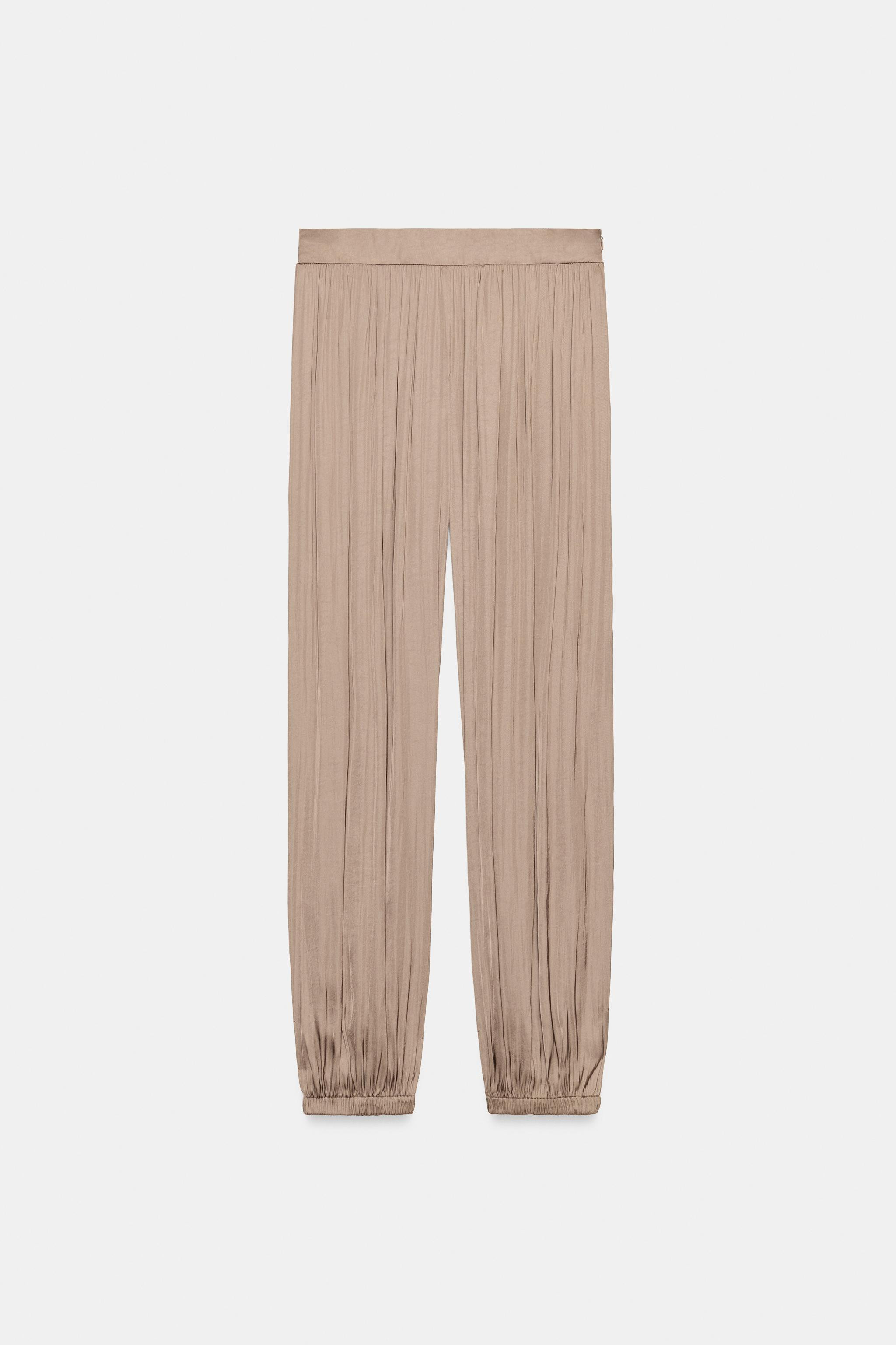 SATIN EFFECT PANTS | Zara US