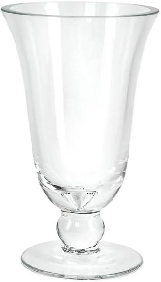 Serene Spaces Living Wazon Glass Urn Vase, Decorative Pedestal Bouquet Vase, Ideal as Floral Cent... | Amazon (US)