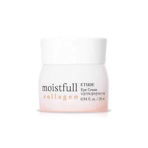 ETUDE Moistfull Collagen Eye Cream, Moisturizer, Super Collagen Water, Lupinus Albus Protein, Creamy Texture, Instant Moisture Recharge, Korean Skin Care, Beauty (0.94 Fl Oz) | Amazon (US)