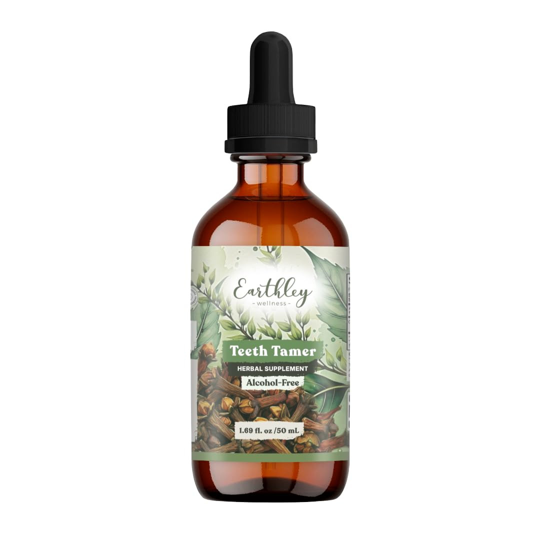 Earthley Wellness Teeth Tamer, Teething Relief for Babies & Kids, Organic Herbal Formula, Soothes... | Amazon (US)
