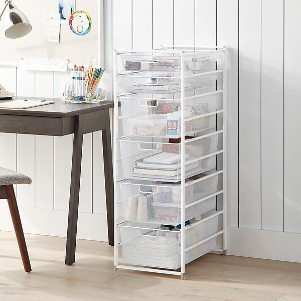 Elfa Narrow Tall Drawer Solution | The Container Store