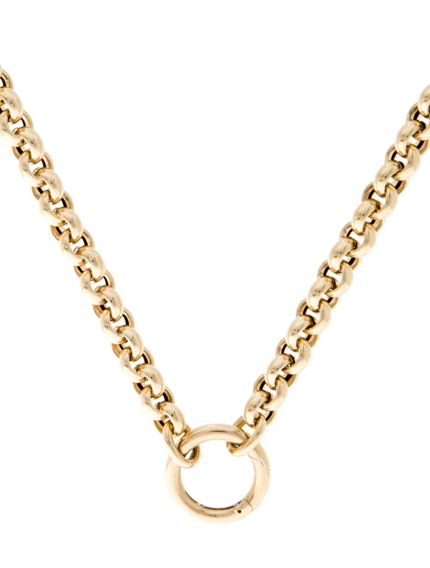 14K Circle Chain Necklace | The RealReal