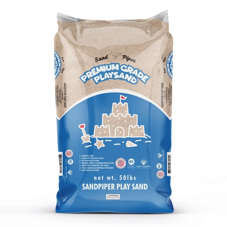 SandPiper 50 Pound Premium Grade Play Sand with Chemical Free Formula | Walmart (US)