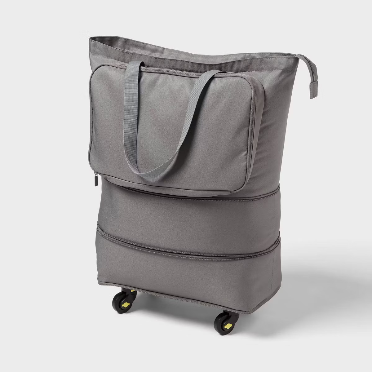 Collapsible Rolling Tote Radiant Gray - Brightroom™ | Target