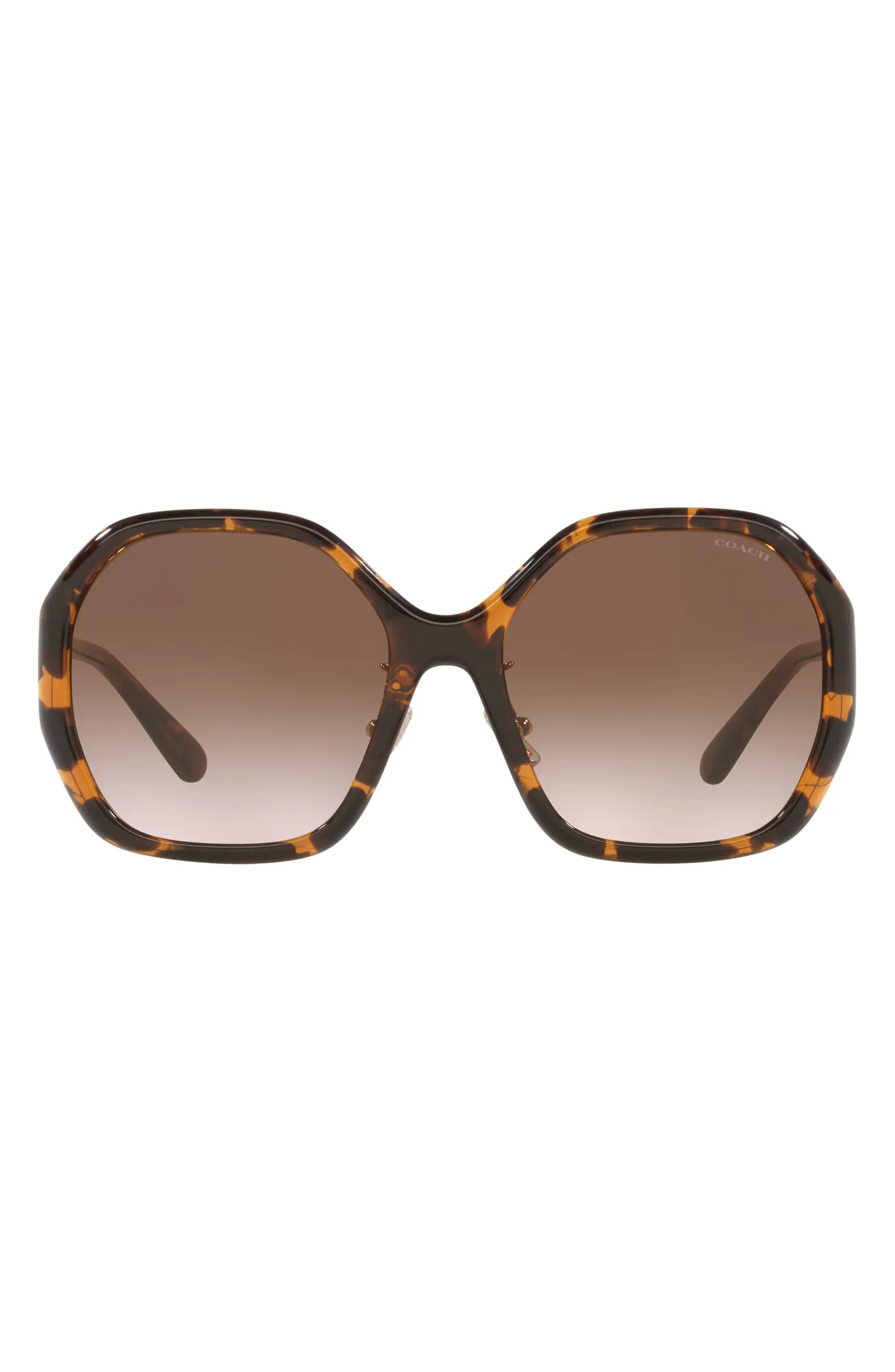 COACH 57mm Gradient Round Sunglasses | Nordstromrack | Nordstrom Rack