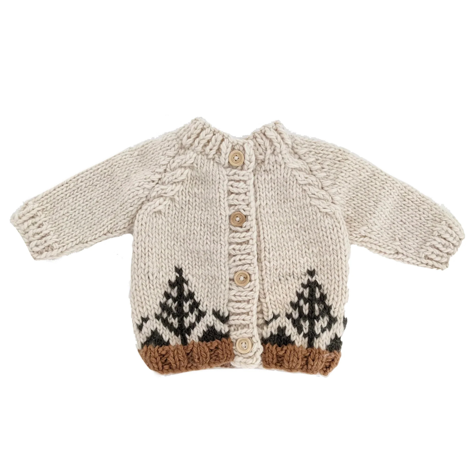 Cardigan Knit Sweater, Forest | SpearmintLOVE