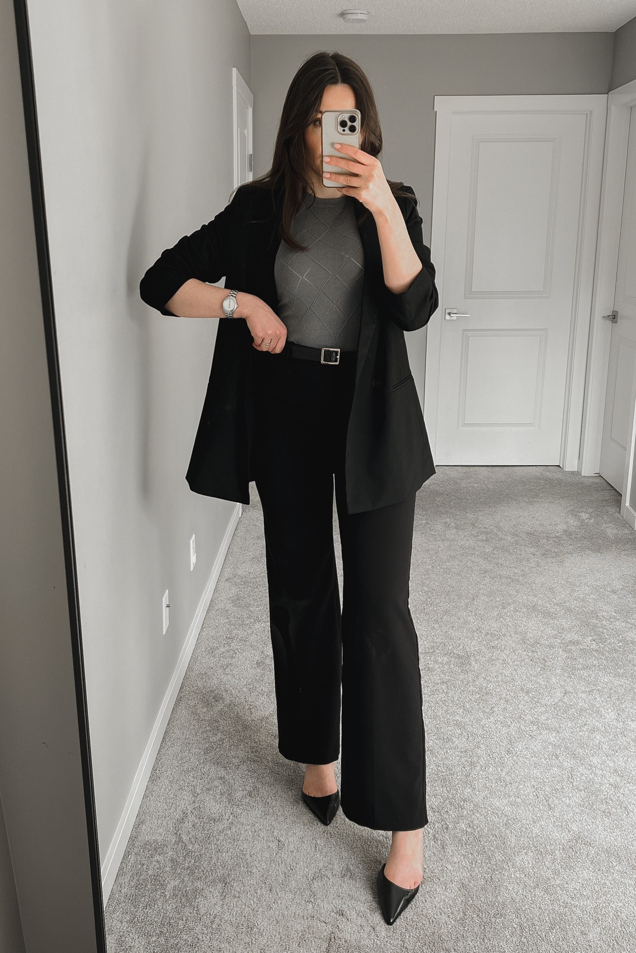 When in doubt, wear a black suit 🖤✨ 

#LTKshoecrush #LTKworkwear #LTKstyletip