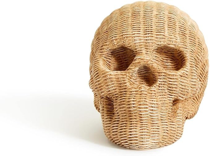 Two's Company Basketweave Pattern Skull | Amazon (US)