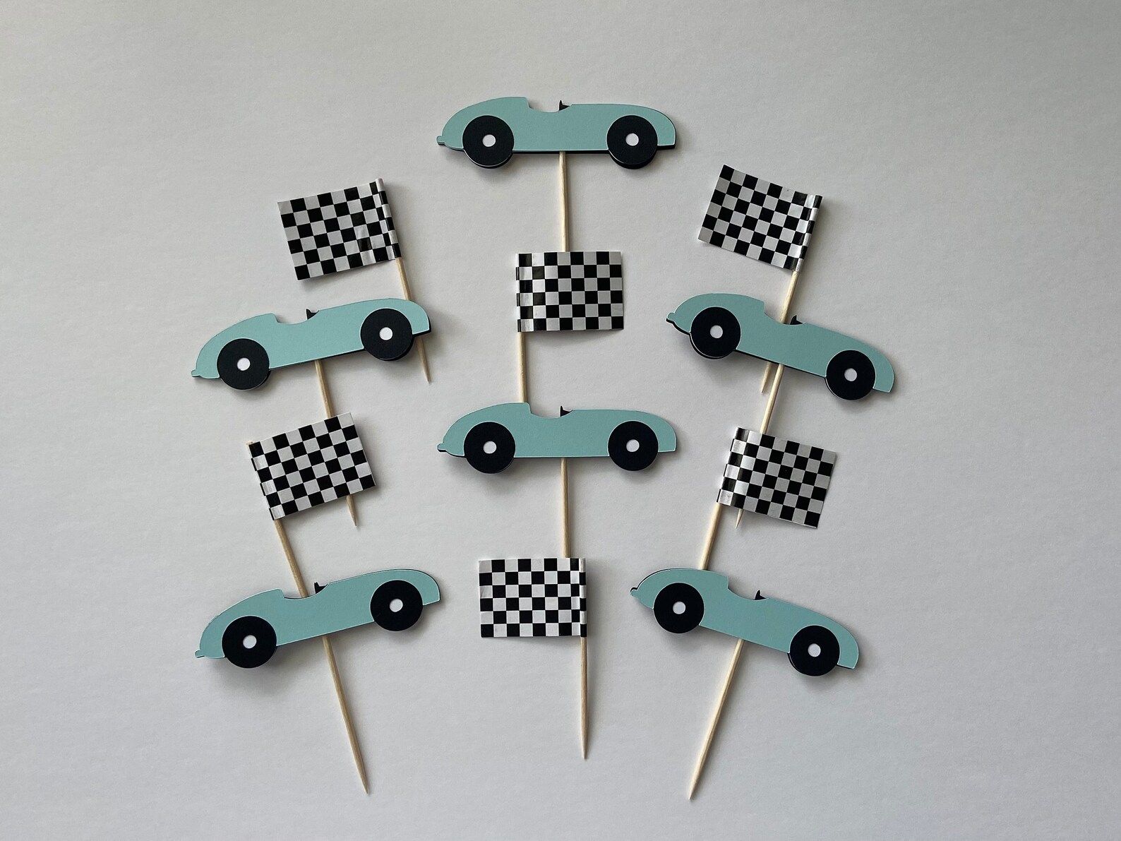 Race Car Cupcake Toppers. Race Car Flag Cupcake Topper. Race | Etsy | Etsy (US)