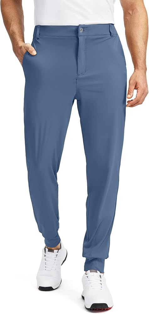 Soothfeel Men's Golf Joggers Pants with 5 Pockets Slim Fit Stretch Sweatpants Running Travel Dres... | Amazon (US)