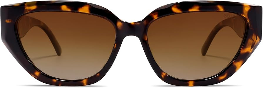 SOJOS Trendy Cute Cat Eye Polarized Sunglasses for Women SJ2237 | Amazon (US)