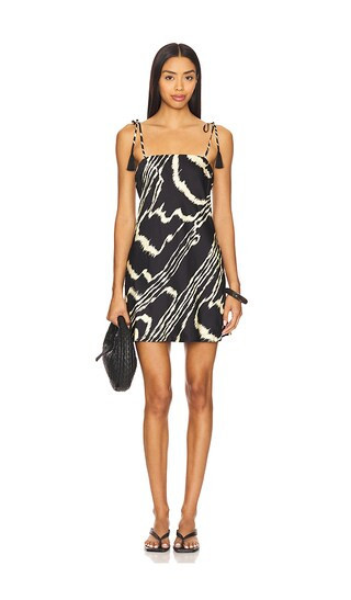 Eugenia Fernandez Gorgasia Mini Dress in Black. - size M | Revolve Clothing (Global)