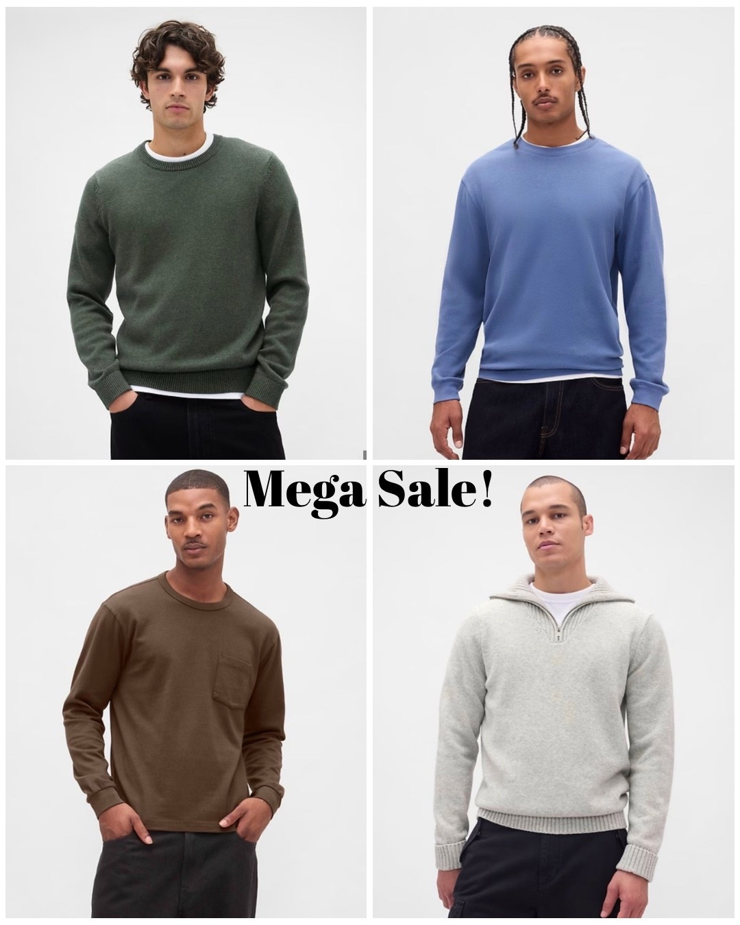 Men’s Long Sleeves & Sweaters Mega Sale! #MensStyle #WinterWear #MegaSale
🔥 Cozy Up & Save Big! Men’s Long Sleeves + Sweaters #MensFashion #SaleAlert #WinterEssentials

#LTKGiftGuide #LTKSaleAlert #LTKCyberWeek