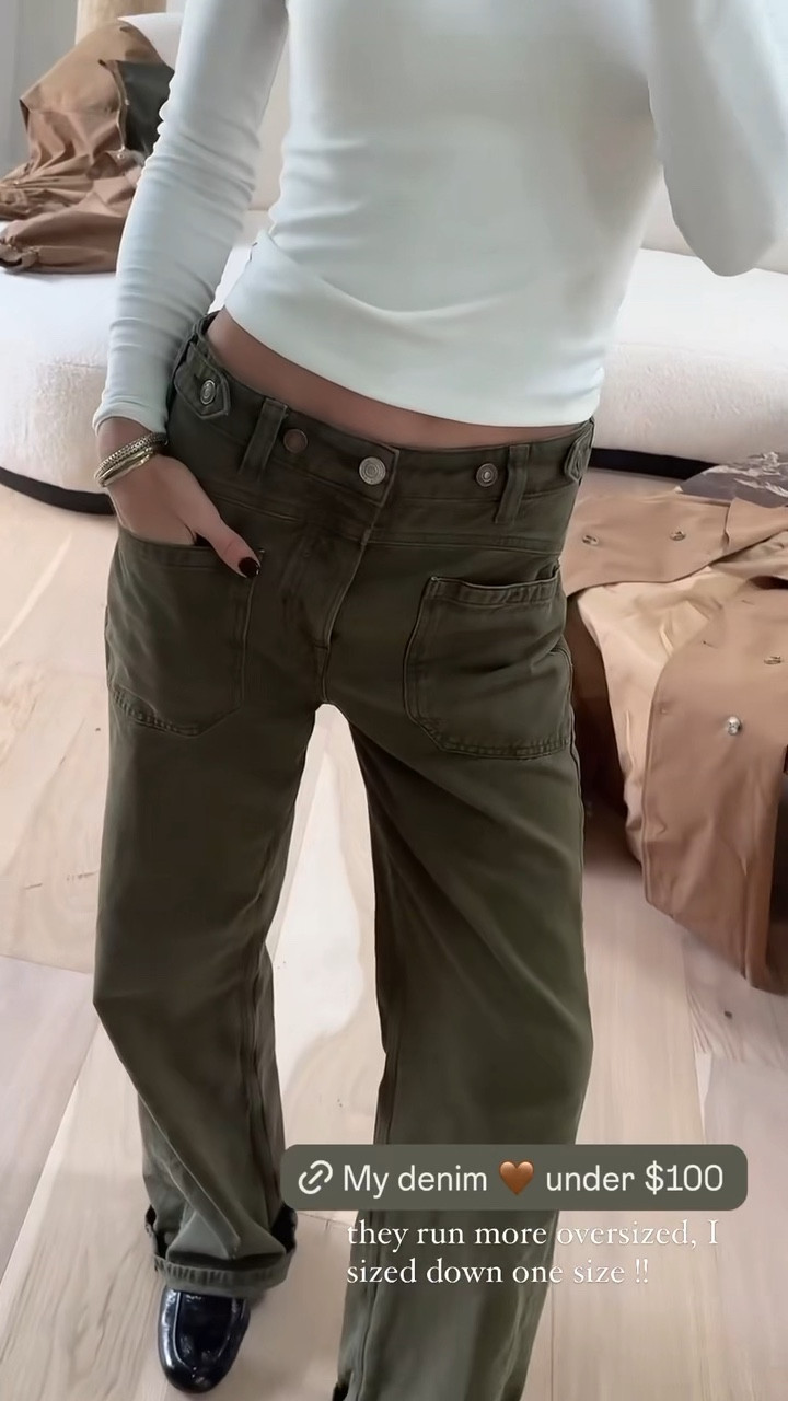 These free people jeans run oversized! 👖

#LTKStyleTip #LTKVideo