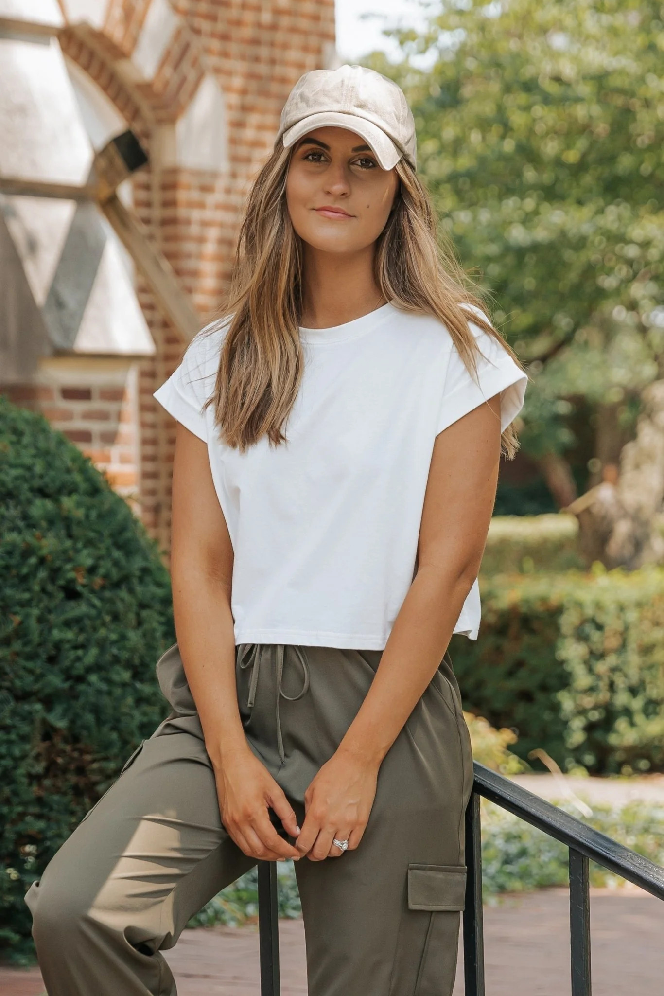 Editor's Choice White Cotton Cuff Sleeve Top | Magnolia Boutique | Magnolia Boutique